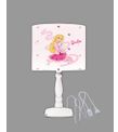 Minibabyrooms Barbie Desenli Ahşap Oyma Ayak Abajur
