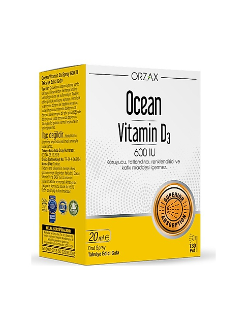 Ocean Vitamin D3 600 IU Oral Sprey 20 ml