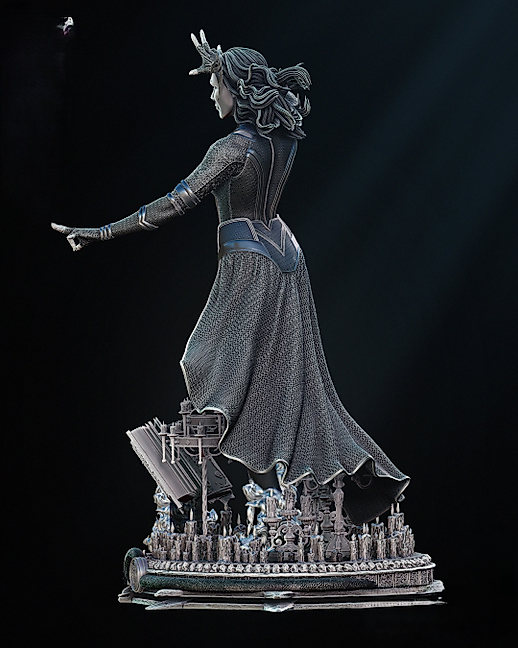 Scarlet Witch Sculpture