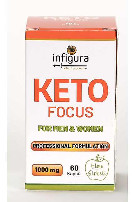 Keto Focus Men & Women 60 Kapsül - Zayıflamaya Yardımcı Gıda Takviyesi