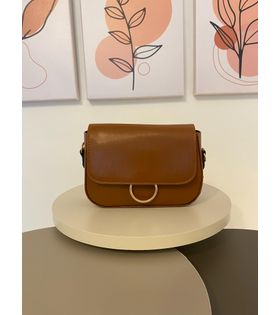 Kadın Camel Renk Halka Detaylı Kutu Model El Çantası / LES MINORIA