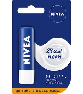 Nivea Lip Stick Original 24 Saat Nem