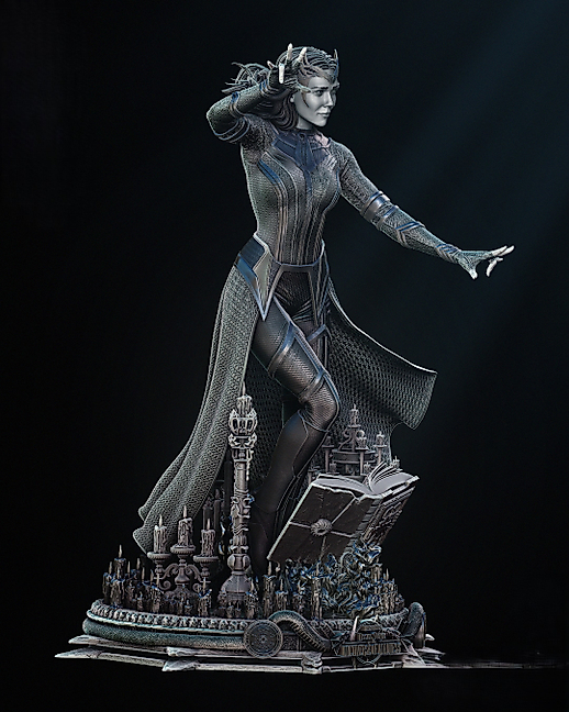 Scarlet Witch Sculpture