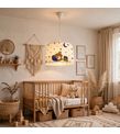 Minibabyroom Uyuyan Ayıcık Temalı Çocuk Odası Sarkıt Avize