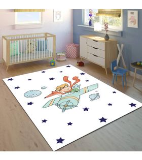 Minibabyrooms Küçük Prens Desenli 8 mm Kalınlıkta Çocuk Odası Halısı