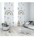 Minibabyrooms Gökkuşağı Temalı Fon Perde