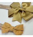 Gold Fistolu Bandana ve Düz Bandana 2'li Set, 6 Ay - 4 Yaş Arası