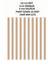 YENİ HAM MDF İSKANDİNAV ÇITA 4 MM KALINLIK X 120 CM UZUNLUK X 6 CM GENİŞLİK ( 10 ADET )
