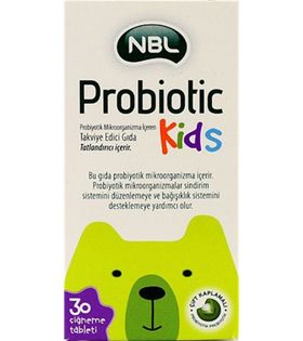 NBL Probiotic Kids 30 Çiğneme Tableti