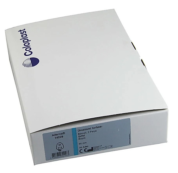 Coloplast Ostomi Ürostomi Torbası Şeffaf 20'li Kutu-14229