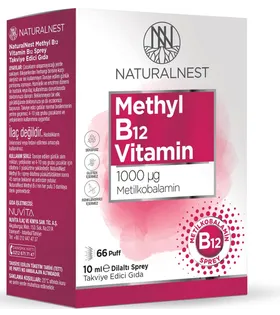 NaturalNest Methyl B12 1000 Mcg 10 ml Sprey