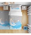 Minibabyrooms Mavi Ay ve Yıldızlar Temalı Nevresim Takımı