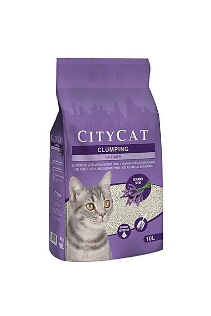 City Cat Lavanta Kokulu Kedi Kumu 10 Lt