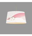 Minibabyroom Pembe Unicorn ve Gökkuşağı Temalı Çocuk Odası Sarkıt Avize