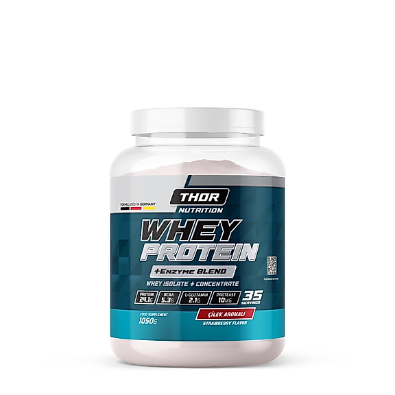 Thor Nutrition 1050 gr Whey Protein 35 servis Çilek Aromalı