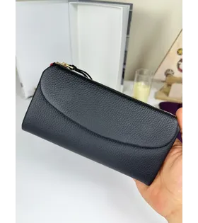 Leorina 2049 Siyah Kırmızı Renk Cüzdan Telefon Bölmeli