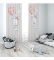 Minibabyrooms Balonlu Tavşan Temalı Fon Perde