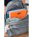 NEMO BAGS Unisex GRİ Sırt Çantası Okul Çantası Laptop ve Seyahat Çantası Su Geçirmez Spor Çantası 40x30x15cm