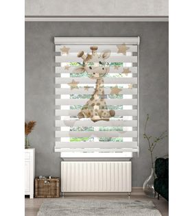 Minibabyrooms Zürafalar Desenli Zebra Perde