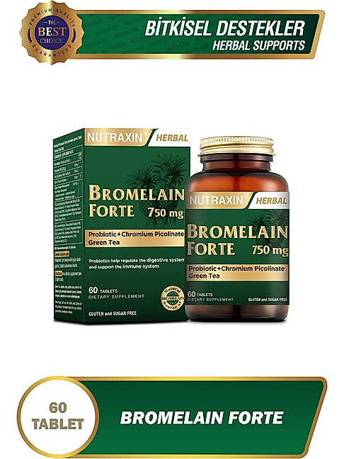 Nutraxin Bromelain Forte 60 Tablet