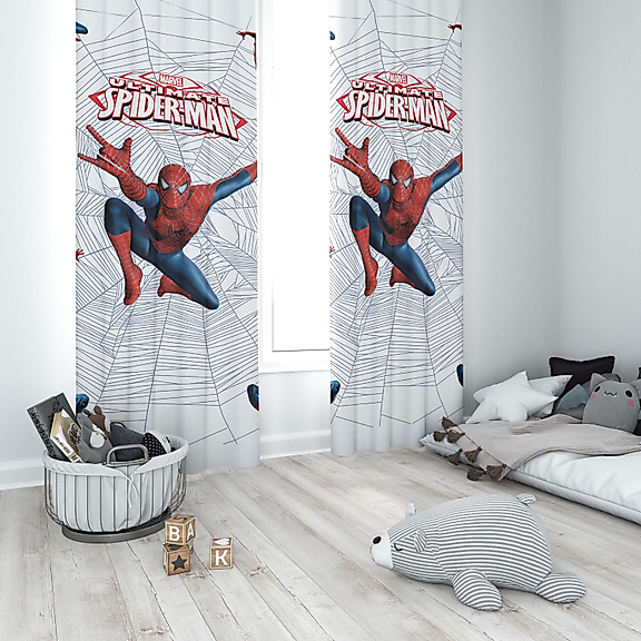 Minibabyrooms Spiderman Temalı Fon Perde