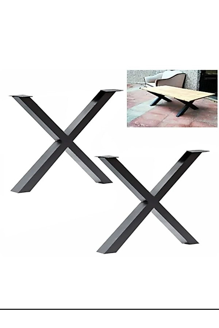 Metal Sehpa Ayağı Küçük Masa Ayağı Sehpa Ayağı 47cm