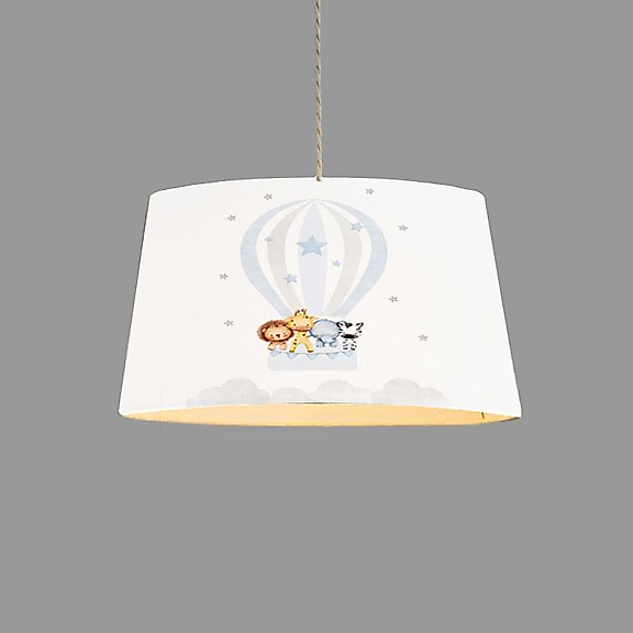 Minibabyroom Uçan Balon ve Hayvanlar Temalı Çocuk Odası Sarkıt Avize