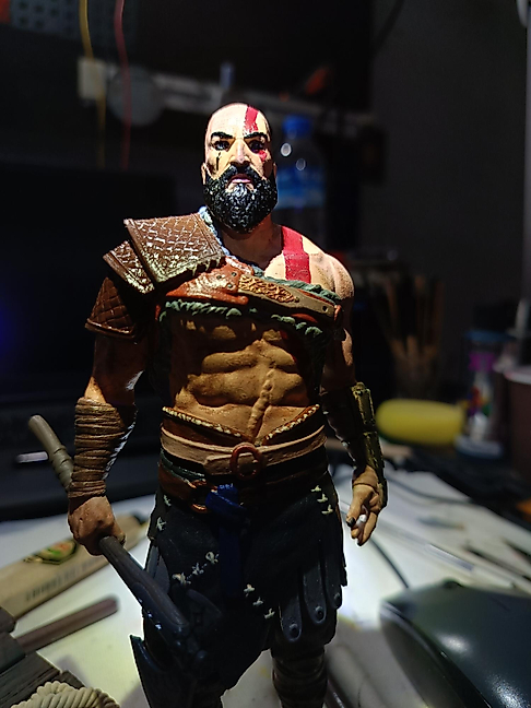 Grumpy Old Kratos 3D Printing Figurine