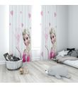 Minibabyrooms Elsa ve Pembe Kalplar Temalı Fon Perde