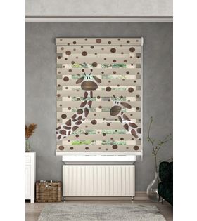 Minibabyrooms Zürafalar Desenli Zebra Perde