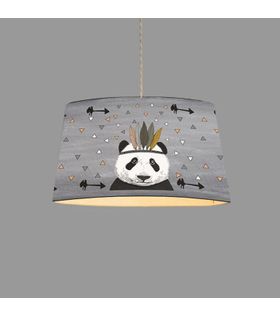 Minibabyroom Kızılderili Panda Temalı Çocuk Odası Sarkıt Avize