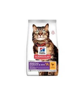 Hill's Sensitive Stomach Skin Tavuklu Yetişkin Kedi Maması 1.5 kg