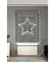 Minibabyrooms Gri Parlak Yıldız