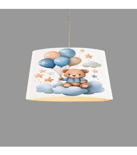 Minibabyroom Ayıcık ve BalonlarTemalı Çocuk Odası Sarkıt Avize