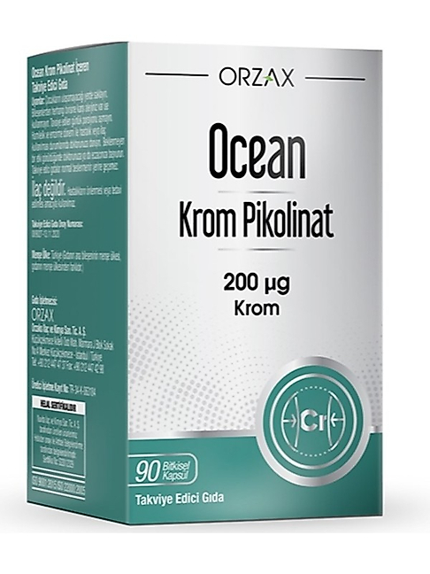 Ocean Krom Pikolinat 200 mcg 90 Kapsül