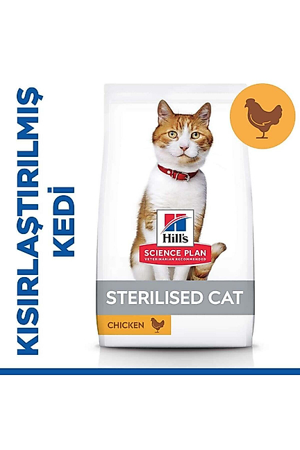 Young Sterilised Tavuklu Kısırlaştırılmış Kedi Maması 3 Kg