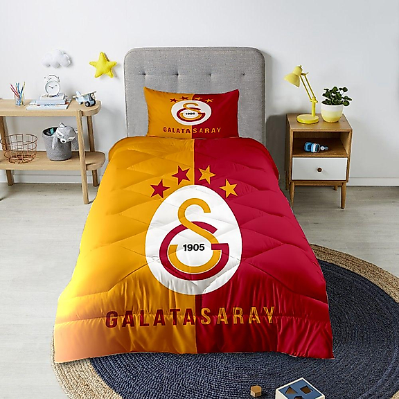 Minibabyrooms Galatasaray Parçalı Desenli Kapitone Yorgan