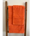 Turuncu Banyo Havlu Seti (70x140 cm banyo havlusu 50x90 cm baş havlusu)