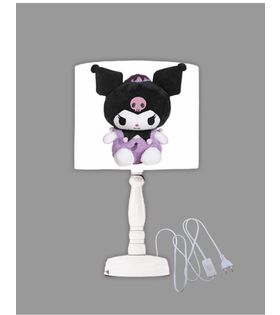 Minibabyrooms Kuromi Desenli Ahşap Oyma Ayak Abajur