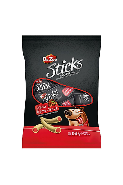 Dr.zoo Mini Sticks Izgara Etli Köpek Ödülü 130gr