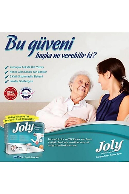 Joly Belbantlı Hasta Bezi Large (Büyük Boy) 120 Adet