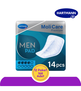 Hartmann MoliCare Men Pad Erkek Mesane Pedi 4 Damla 14'lü (12 paket)