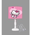 Minibabyrooms Hello Kitty Desenli Ahşap Oyma Ayak Abajur