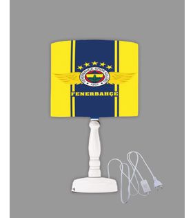 Minibabyrooms Fenerbahçe 3 Desenli Ahşap Oyma Ayak Abajur