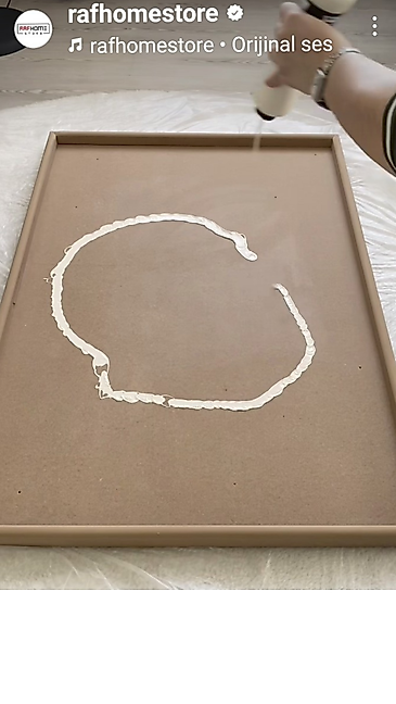 İskandinav Stil Boyamalık Ham MDF Tablo – 100x70 cm | Pinteres Dekor Panel