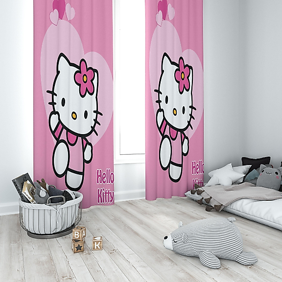 Minibabyrooms Hello Kitty Temalı Fon Perde