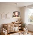 Minibabyroom Pembe Uçan Balon Temalı Çocuk Odası Sarkıt Avize