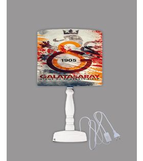 Minibabyrooms Galatasaray 3 Desenli Ahşap Oyma Ayak Abajur