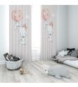 Minibabyrooms Balonlu Tavşan Temalı Fon Perde