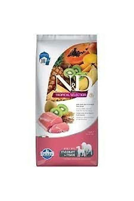 N&D Tropical Selection Domuz Etli 10 Kg Orta Ve Büyük Irk Yetişkin Köpek Maması